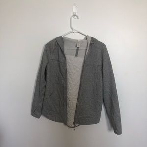 Gray athletic jacket